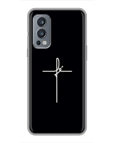 Чехол для OnePlus Nord 2 с картинкой «Тонкий крест» Чехол для OnePlus Nord 2 с картинкой «Тонкий крест»