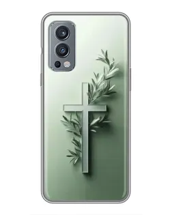Чехол для OnePlus Nord 2 с картинкой «Оливковая ветвь» Чехол для OnePlus Nord 2 с картинкой «Оливковая ветвь»