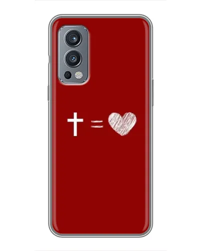 Чехол для OnePlus Nord 2 с картинкой «Уравнение любви» Чехол для OnePlus Nord 2 с картинкой «Уравнение любви»