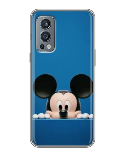 Чохол для OnePlus Nord 2 з картинкою «Міккі виглядає»