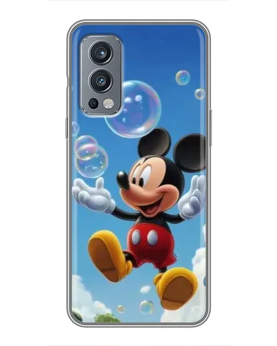 Чохол для OnePlus Nord 2 з картинкою «Mickey та мильні бульбашки»