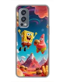 Чохол для OnePlus Nord 2 з картинкою «Космічний фастфуд»