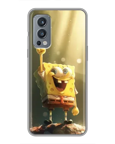 Чохол для OnePlus Nord 2 з картинкою «Сяючий Спанч Боб»
