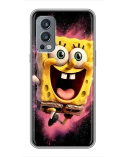 Чохол для OnePlus Nord 2 з картинкою «Вибуховий Спанч Боб»