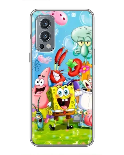 Чехол для OnePlus Nord 2 с картинкой «Губка Боб и друзья» Чехол для OnePlus Nord 2 с картинкой «Губка Боб и друзья»