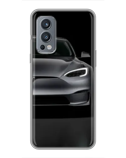 Чехол для OnePlus Nord 2 с картинкой «Tesla Model S Look» Чехол для OnePlus Nord 2 с картинкой «Tesla Model S Look»