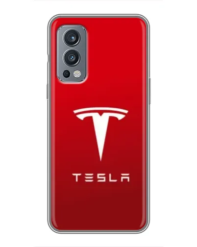 Чехол для OnePlus Nord 2 с картинкой «Tesla Red Classic» Чехол для OnePlus Nord 2 с картинкой «Tesla Red Classic»
