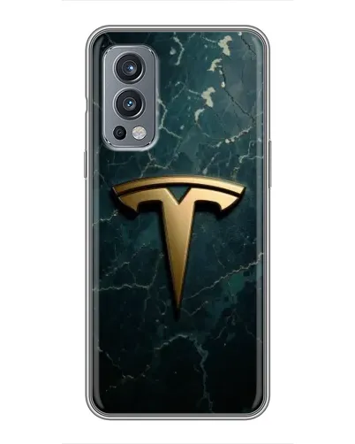 Чехол для OnePlus Nord 2 с картинкой «Мраморная Tesla Gold» Чехол для OnePlus Nord 2 с картинкой «Мраморная Tesla Gold»