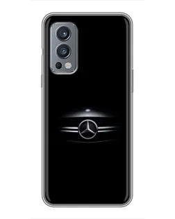 Чохол для OnePlus Nord 2 з картинкою «Mercedes — абстрактні лінії»