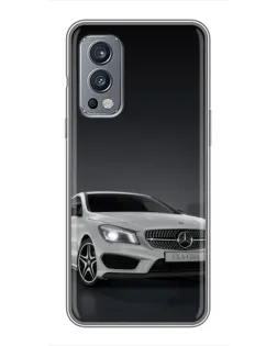 Чохол для OnePlus Nord 2 з картинкою «Mercedes AMG GT Silver»