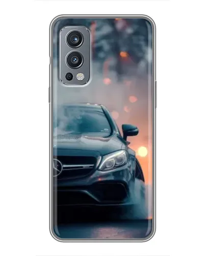 Чохол для OnePlus Nord 2 з картинкою «Mercedes — нічне місто» Чохол для OnePlus Nord 2 з картинкою «Mercedes — нічне місто»