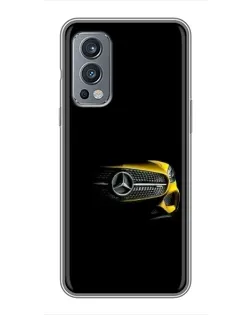 Чохол для OnePlus Nord 2 з картинкою «Mercedes — ретро стиль»