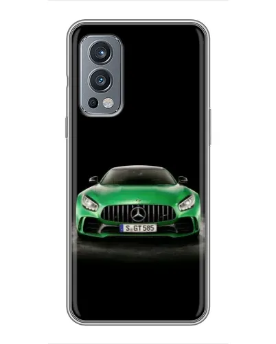 Чохол для OnePlus Nord 2 з картинкою «Mercedes — неоновий лого» Чохол для OnePlus Nord 2 з картинкою «Mercedes — неоновий лого»