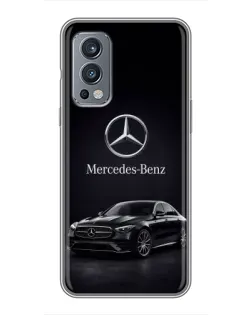 Чохол для OnePlus Nord 2 з картинкою «Mercedes — решітка радіатора»