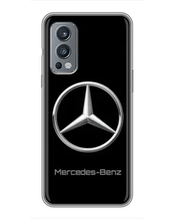 Чохол для OnePlus Nord 2 з картинкою «Mercedes Silver Logo»