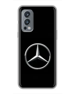Чохол для OnePlus Nord 2 з картинкою «Mercedes класичний лого»