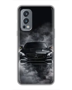 Чохол для OnePlus Nord 2 з картинкою «Mercedes у диму»