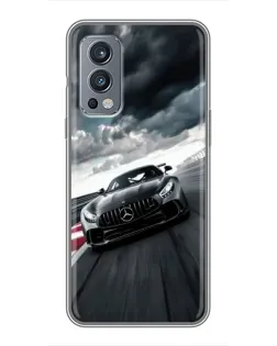 Чохол для OnePlus Nord 2 з картинкою «Гоночний Mercedes AMG»