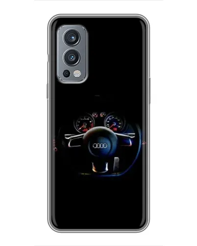 Чохол для OnePlus Nord 2 з картинкою «Салон Audi — кермо» Чохол для OnePlus Nord 2 з картинкою «Салон Audi — кермо»