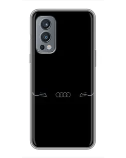 Чохол для OnePlus Nord 2 з картинкою «Audi — світловий підпис»
