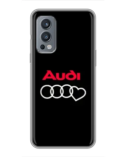 Чохол для OnePlus Nord 2 з картинкою «Логотип Audi Heart» Чохол для OnePlus Nord 2 з картинкою «Логотип Audi Heart»