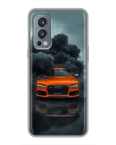 Чохол для OnePlus Nord 2 з картинкою «Audi у хмарах диму» Чохол для OnePlus Nord 2 з картинкою «Audi у хмарах диму»