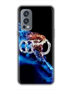 Чохол для OnePlus Nord 2 з картинкою «Енергія лого Audi»