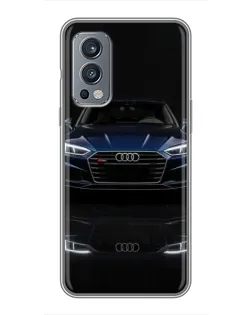 Чохол для OnePlus Nord 2 з картинкою «Audi — нічне відображення»