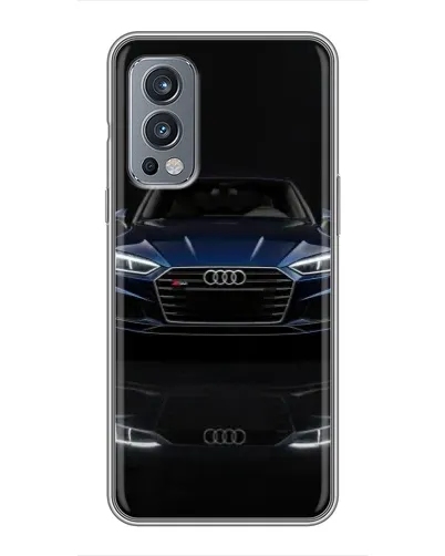 Чохол для OnePlus Nord 2 з картинкою «Audi — нічне відображення» Чохол для OnePlus Nord 2 з картинкою «Audi — нічне відображення»