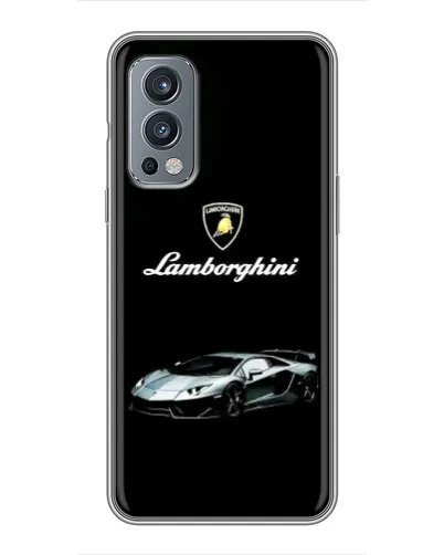 Чохол для OnePlus Nord 2 з картинкою «Логотип Lamborghini класика»