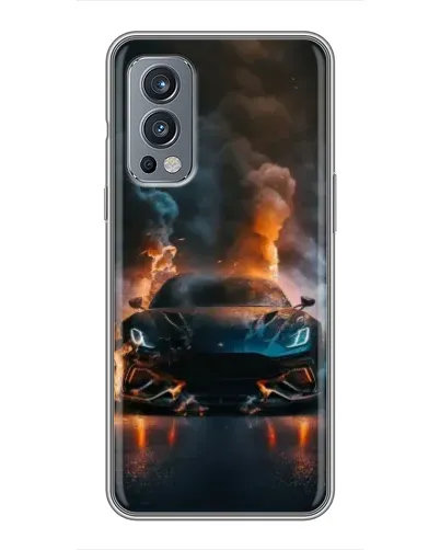 Чохол для OnePlus Nord 2 з картинкою «Lamborghini димна естетика»