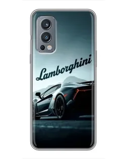 Чохол для OnePlus Nord 2 з картинкою «Класичний Lamborghini надпис»