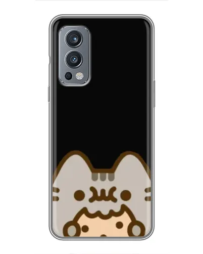 Чохол для OnePlus Nord 2 з картинкою «Пушин на чорному» Чохол для OnePlus Nord 2 з картинкою «Пушин на чорному»