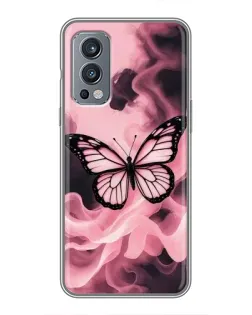 Чохол для OnePlus Nord 2 з картинкою «Метелик у диму»