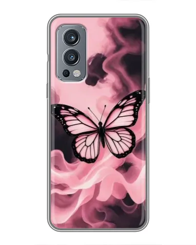 Чохол для OnePlus Nord 2 з картинкою «Метелик у диму» Чохол для OnePlus Nord 2 з картинкою «Метелик у диму»