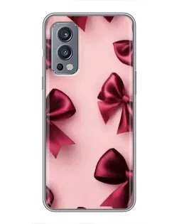 Чохол для OnePlus Nord 2 з картинкою «Бордовий атлас»