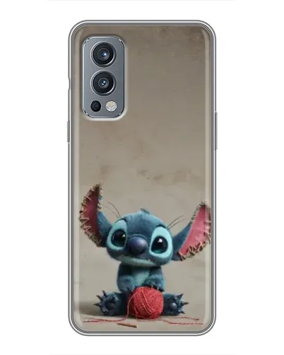 Чохол для OnePlus Nord 2 з картинкою «Стіч на чоричневому фоні»