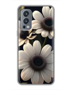 Чохол для OnePlus Nord 2 з картинкою «Білі маргаритки макро» Чохол для OnePlus Nord 2 з картинкою «Білі маргаритки макро»