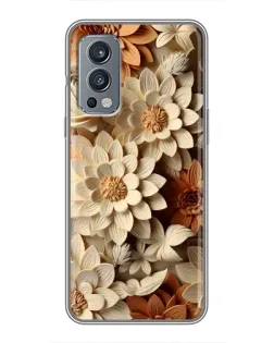 Чохол для OnePlus Nord 2 з картинкою «Бежевий флористичний декор» Чохол для OnePlus Nord 2 з картинкою «Бежевий флористичний декор»