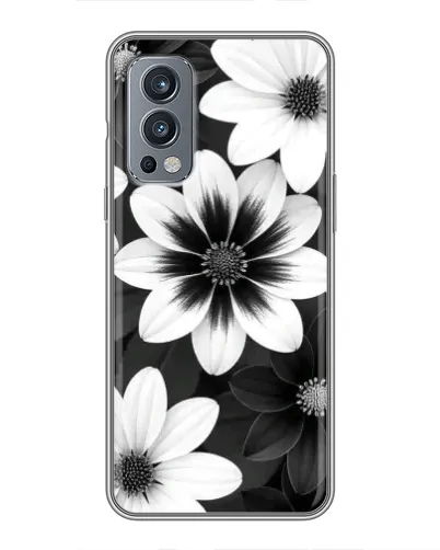 Чохол для OnePlus Nord 2 з картинкою «Монохромні айстри»