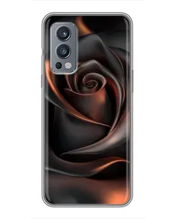 Чохол для OnePlus Nord 2 з картинкою «Шовкова чорна троянда» Чохол для OnePlus Nord 2 з картинкою «Шовкова чорна троянда»