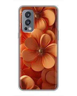 Чохол для OnePlus Nord 2 з картинкою «Помаранчева макро квітка» Чохол для OnePlus Nord 2 з картинкою «Помаранчева макро квітка»