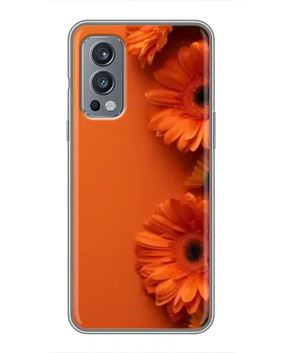 Чохол для OnePlus Nord 2 з картинкою «Помаранчеві гербери»