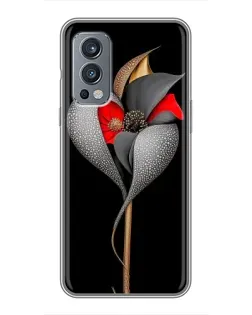 Чохол для OnePlus Nord 2 з картинкою «Срібна фантазійна квітка» Чохол для OnePlus Nord 2 з картинкою «Срібна фантазійна квітка»