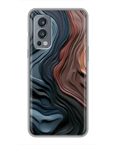 Чохол для OnePlus Nord 2 з картинкою «Кольорові хвилі каньйону»