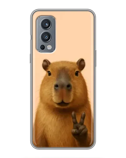 Чохол для OnePlus Nord 2 з картинкою «Капібара вікторія»
