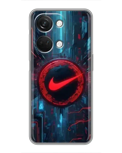 Чехол для OnePlus Nord 3 5G с картинкой «Техногенный стиль Nike»