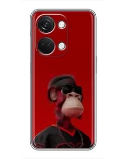 Чехол для OnePlus Nord 3 5G с картинкой «Bored Ape в красном» Чехол для OnePlus Nord 3 5G с картинкой «Bored Ape в красном»