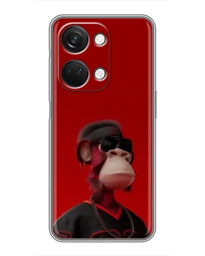 Чехол для OnePlus Nord 3 5G с картинкой «Bored Ape в красном» Чехол для OnePlus Nord 3 5G с картинкой «Bored Ape в красном»
