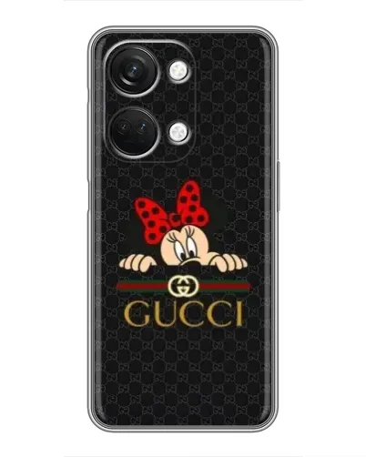 Чехол для OnePlus Nord 3 5G с картинкой «Минни Маус Gucci — черный»